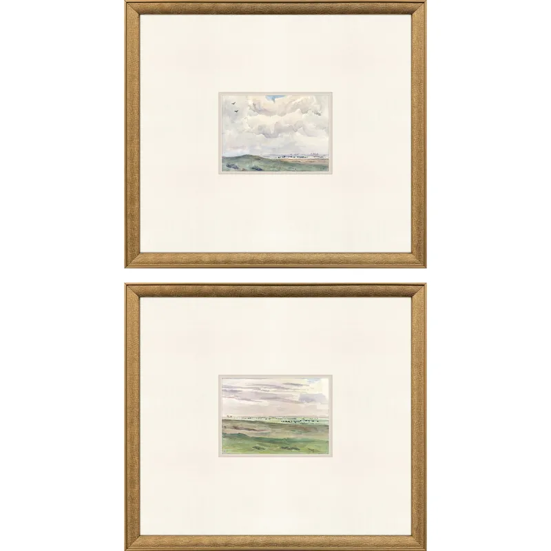 Meadow/Plains S/2 Framed Art