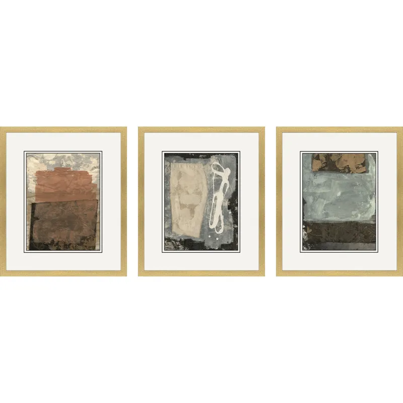 Textural Echo I S/3 Framed Art