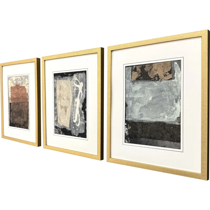 Textural Echo I S/3 Framed Art