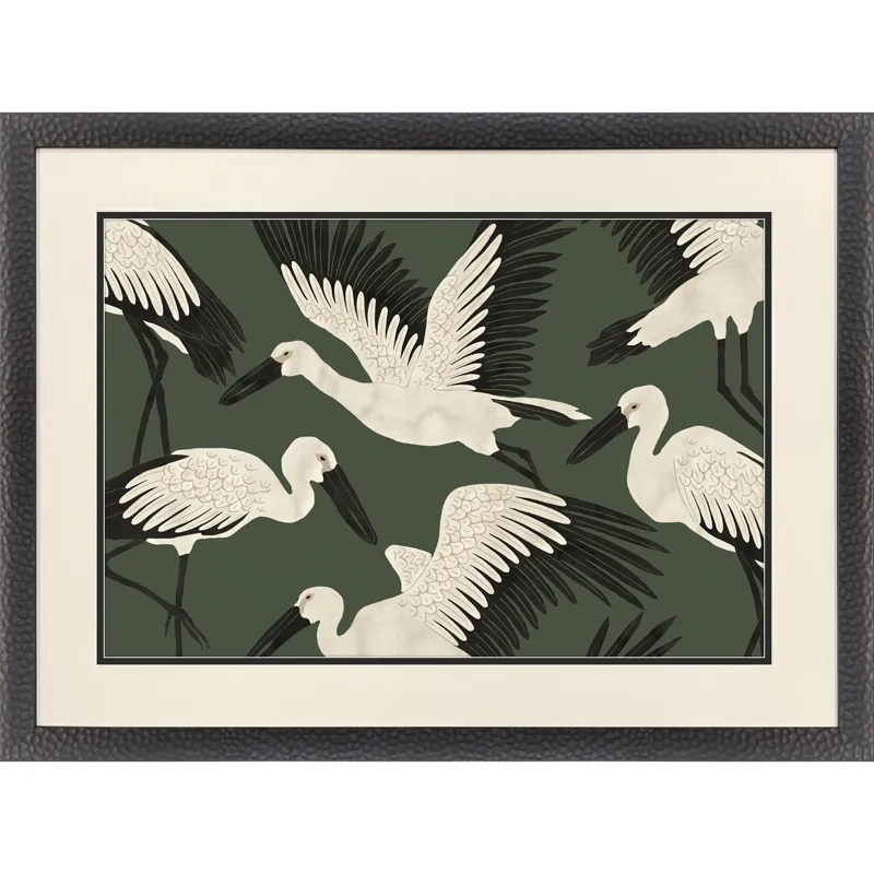 Stork Storm - Soar Framed Art