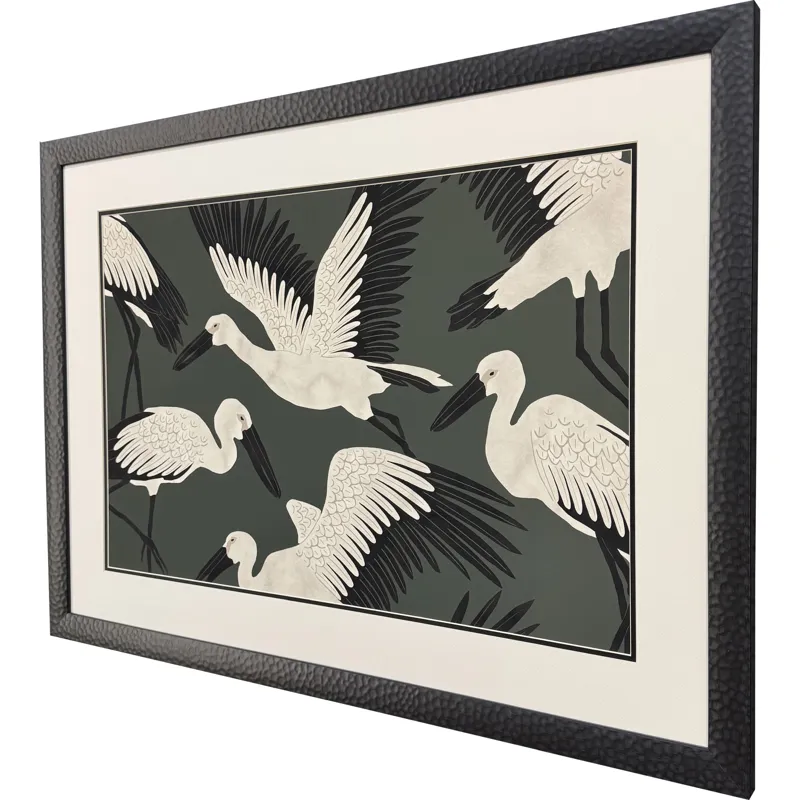 Stork Storm - Soar Framed Art