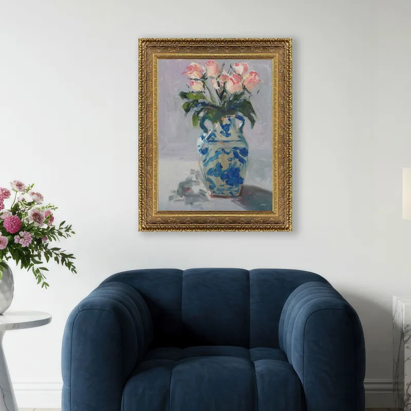 Winter Roses Framed Art