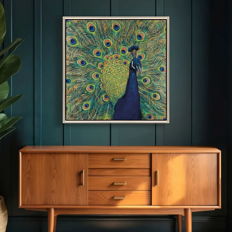 Peacock Plumage Canvas