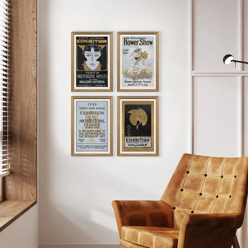 Ephemera S/4 Framed Art