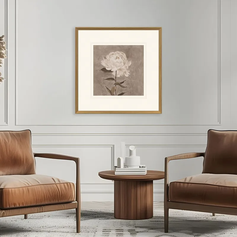 Pretty as a Peony I Framed Art