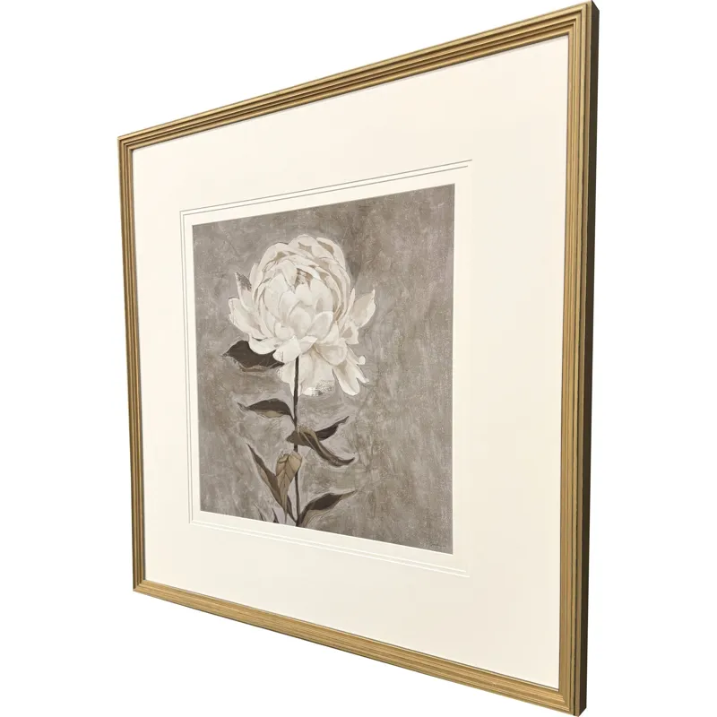 Pretty as a Peony I Framed Art