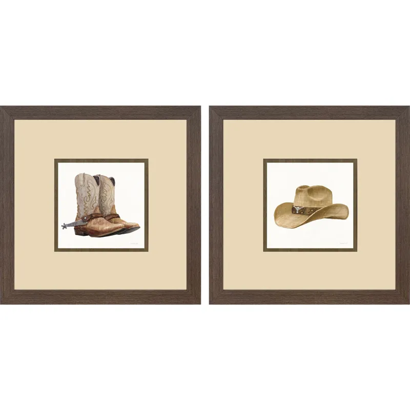 Riders of the Range S/2 Framed Art