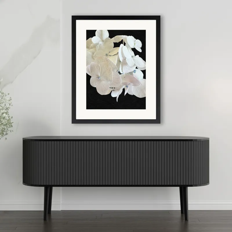 Modern Hydrangea II Framed Art