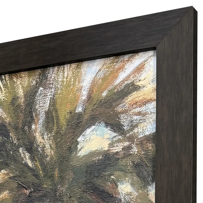 Palmetto Sunset Framed Art