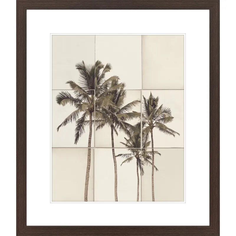 Paper Palms I Framed Art