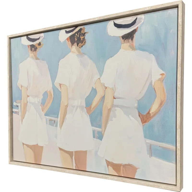 Retro Three Sailors Canvas