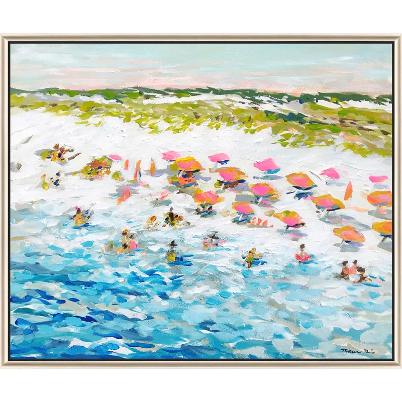 Magic Hour on the Beach Canvas