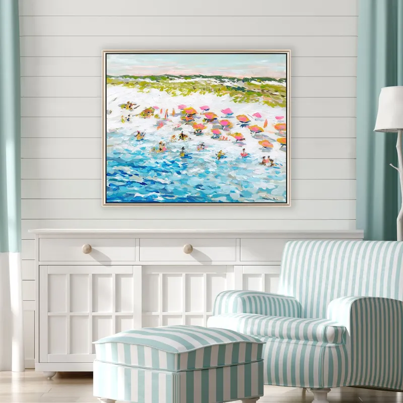 Magic Hour on the Beach Canvas
