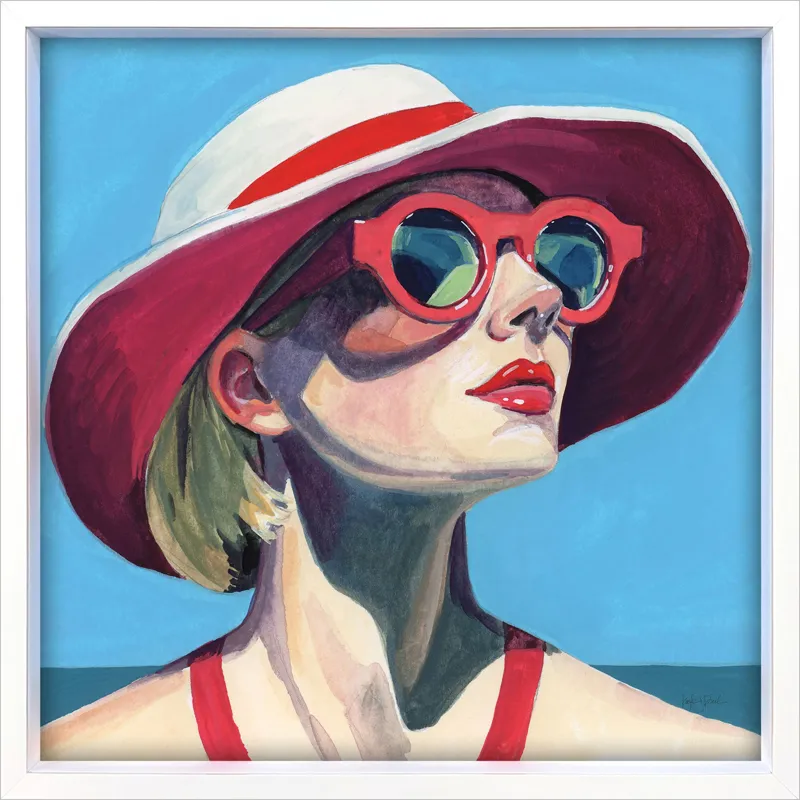 Vacation in Style Framed Art