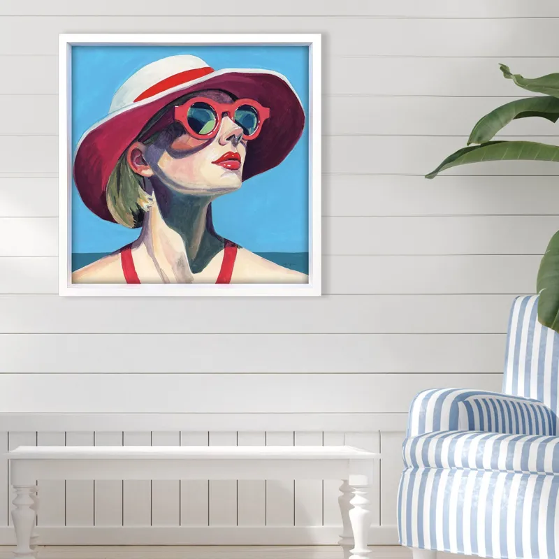 Vacation in Style Framed Art