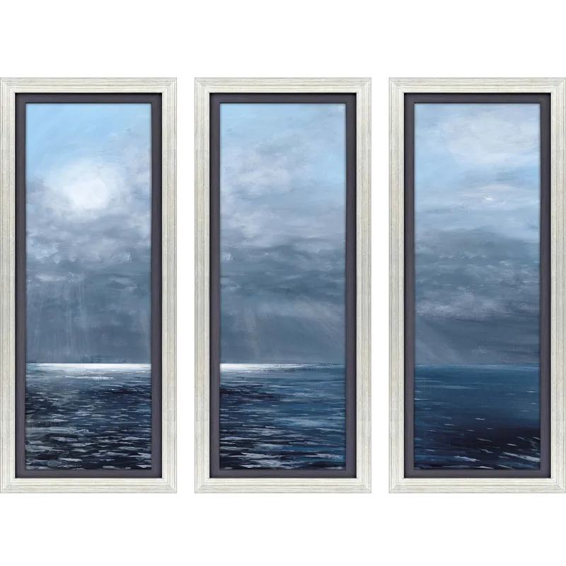 Silver Lining S/3 Framed Art