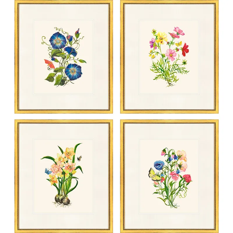 Delicate Medley II S/4 Framed Art