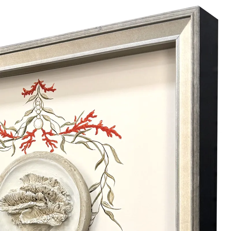 Coral Elegance II S/2 Framed Art