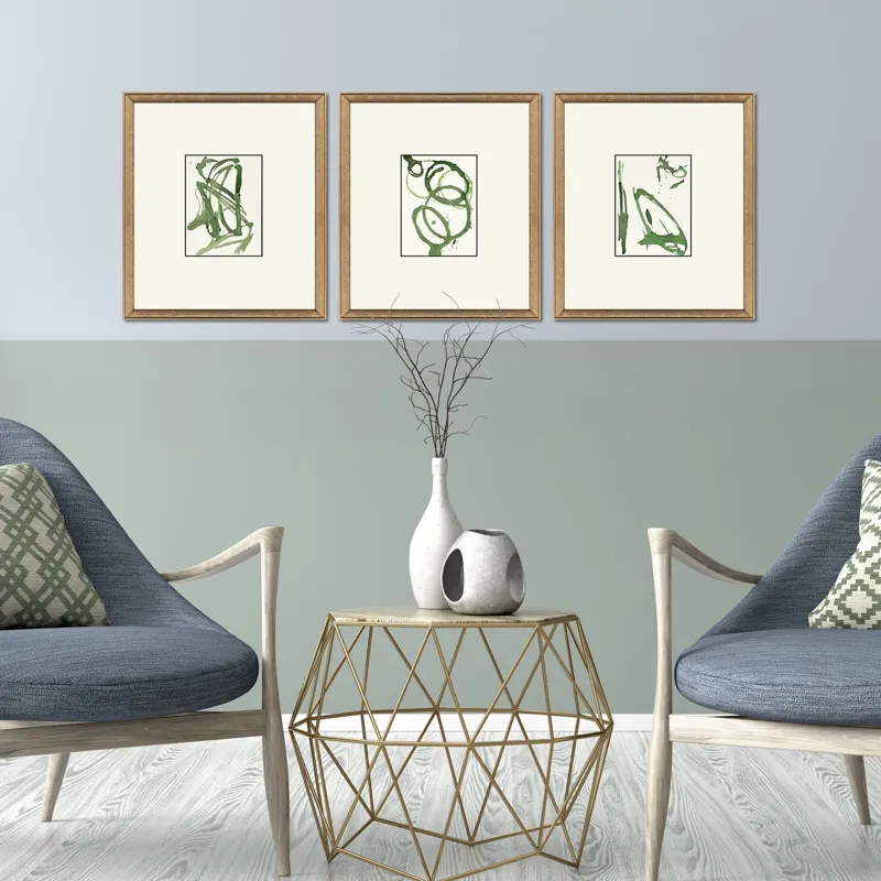 Chaos II S/3 Framed Art