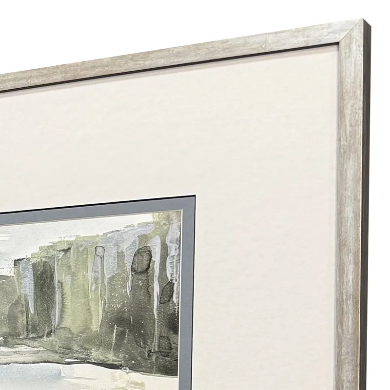 Distant Landscape I S/3 Framed Art