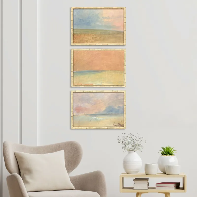 Serene Horizon I S/3 Framed Art