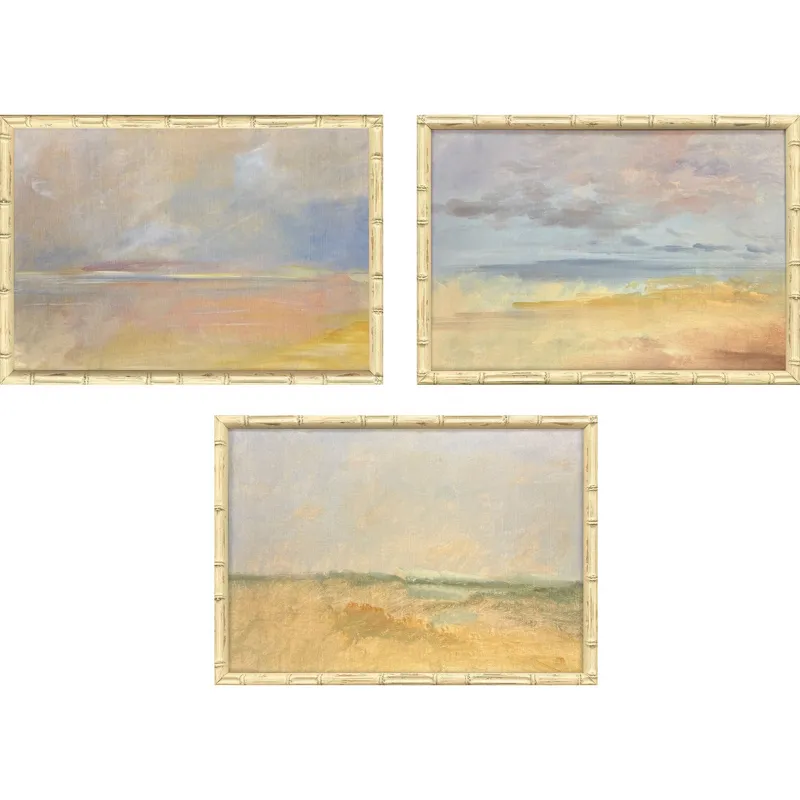 Serene Horizon II S/3 Framed Art
