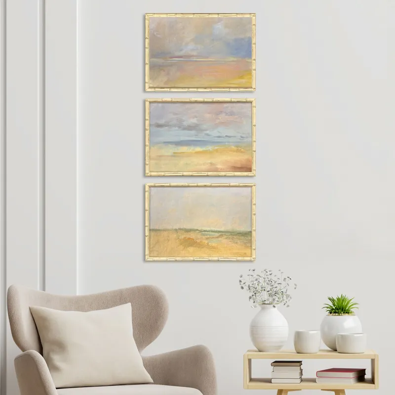 Serene Horizon II S/3 Framed Art