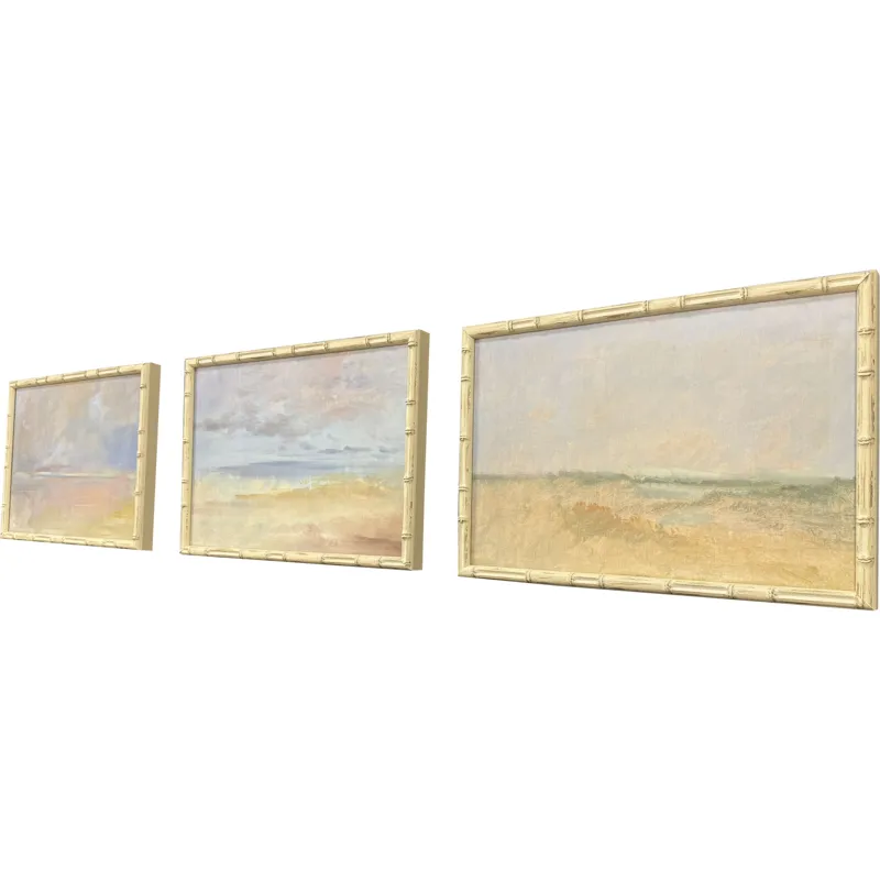 Serene Horizon II S/3 Framed Art