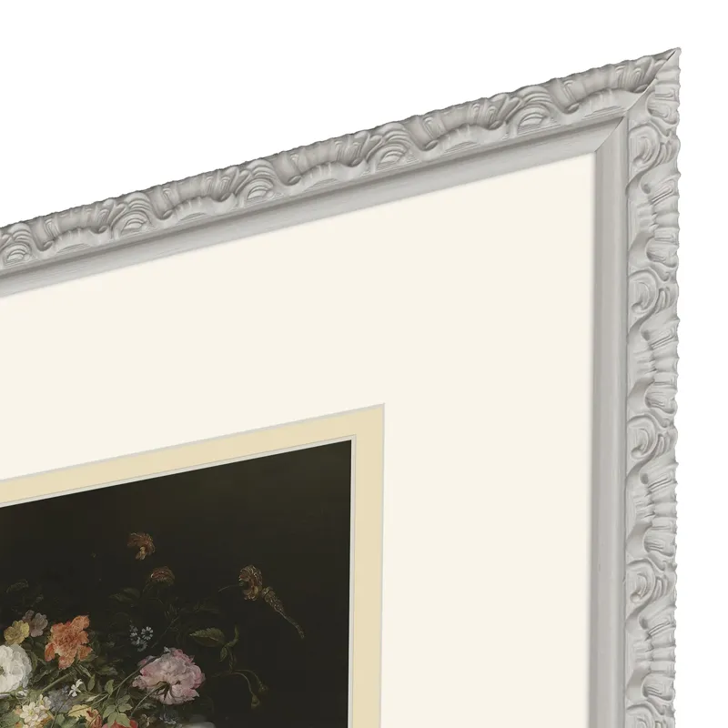 Still Life Flowers S/4 Framed Art