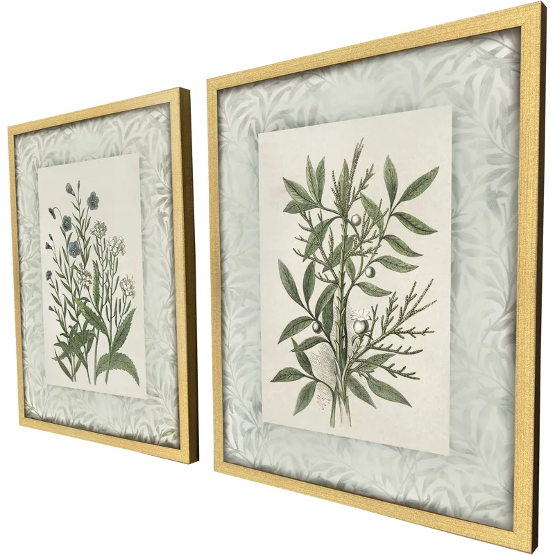 Herbs and Spice S/2 Framed Art