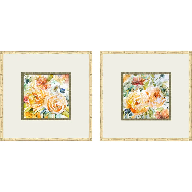 Dancing Garden S/2 Framed Art