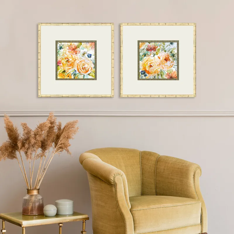 Dancing Garden S/2 Framed Art