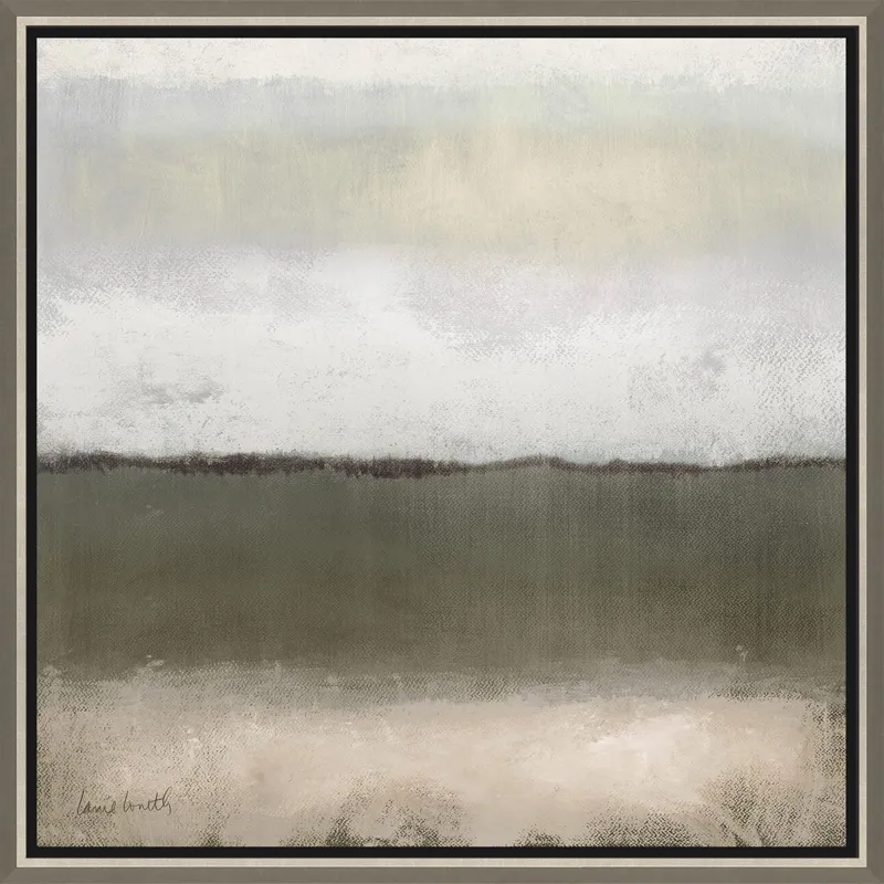 Clouds on Olive I Canvas