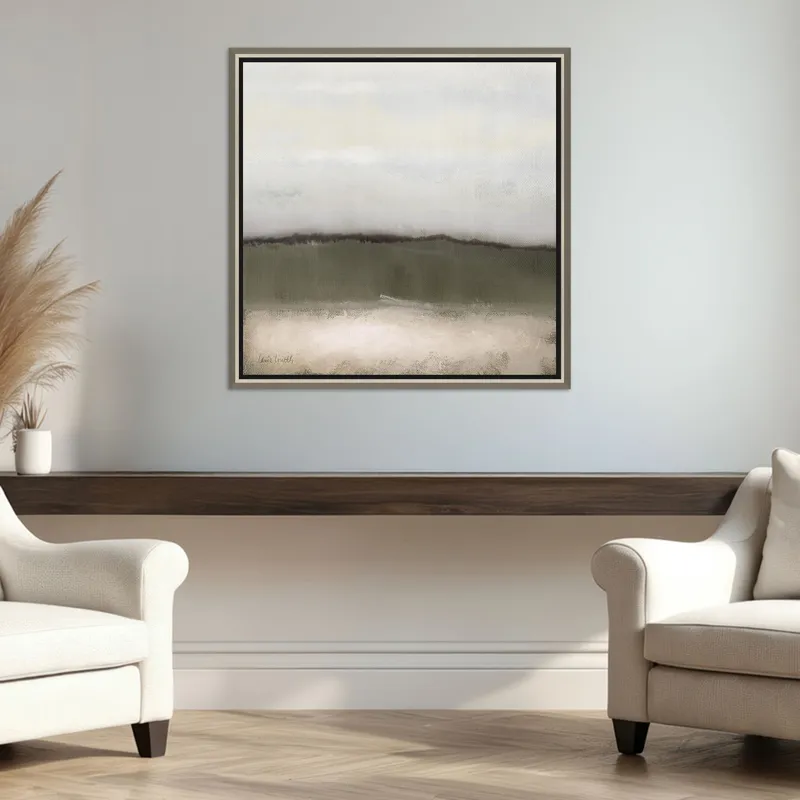 Clouds on Olive II Canvas