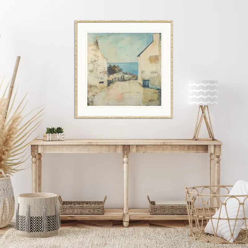 Town Walk Framed Art