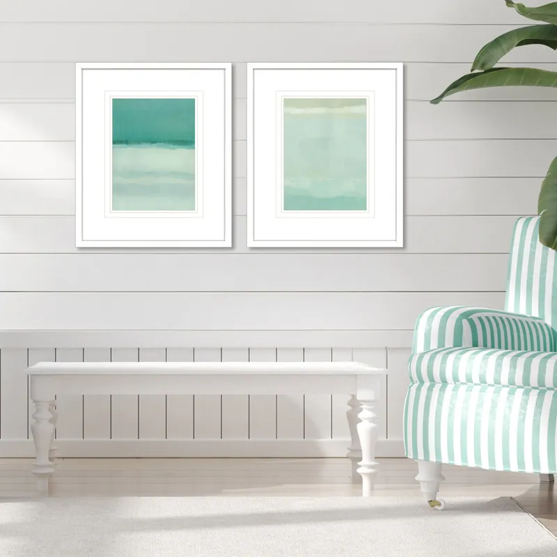 Verdigris Vista I S/2 Framed Art