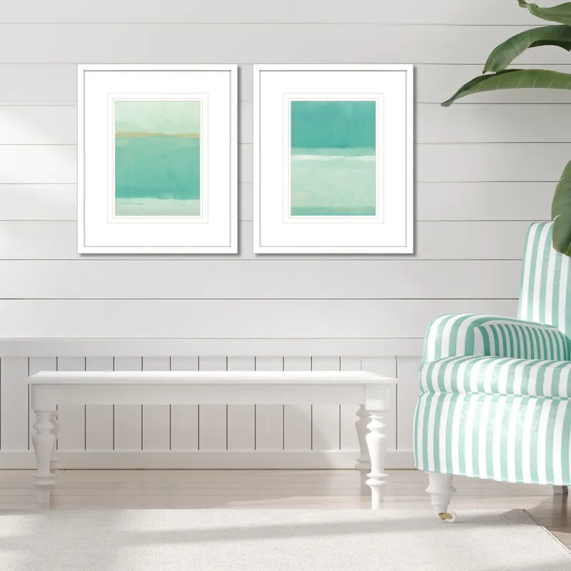 Verdigris Vista II S/2 Framed Art