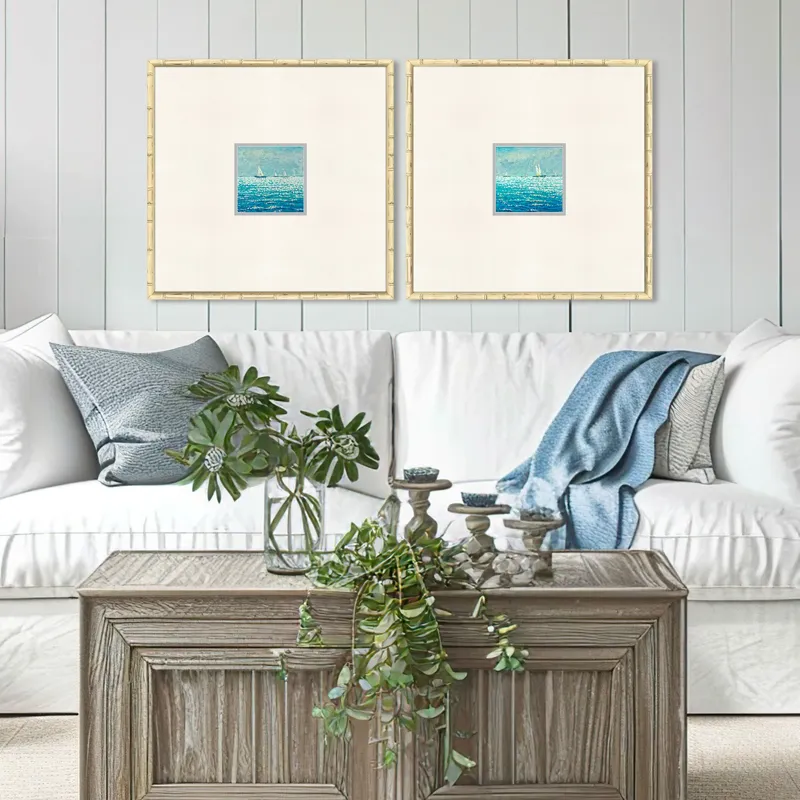 Drifting Along S/2 Framed Art
