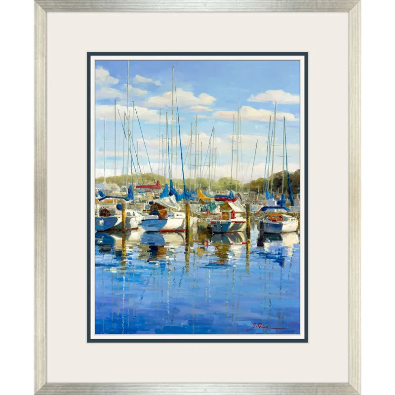 At the Marina Framed Art