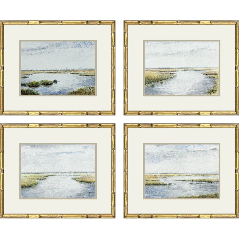 Echoes of the Marsh S/4 Framed Art