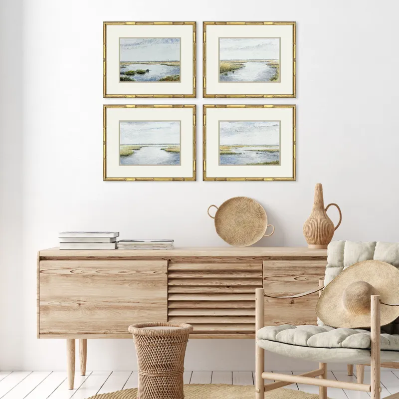 Echoes of the Marsh S/4 Framed Art