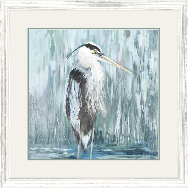 Standing Still Heron I Framed Art
