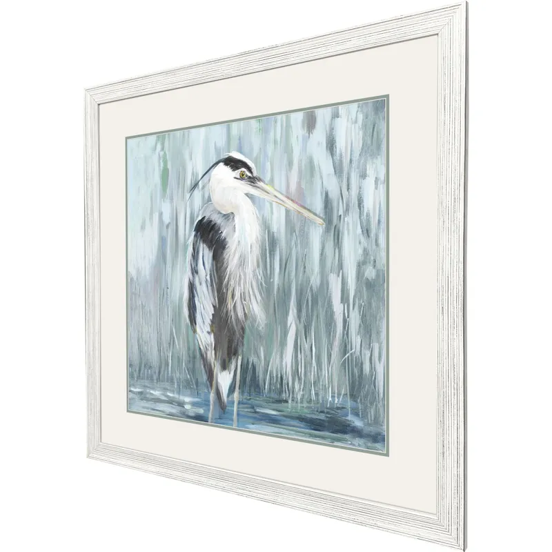 Standing Still Heron I Framed Art