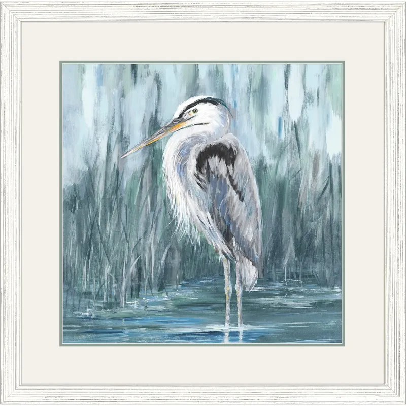 Standing Still Heron II Framed Art