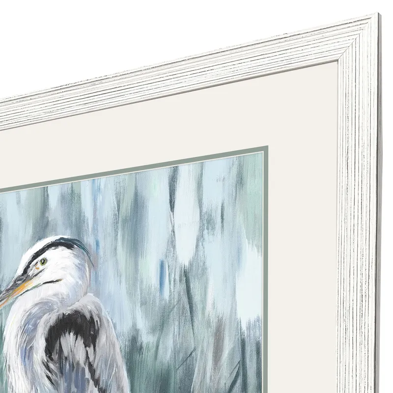 Standing Still Heron II Framed Art