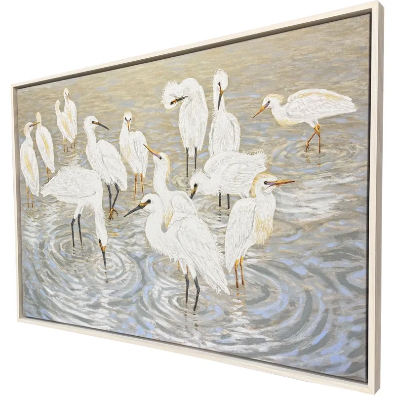 Herons and Egrets Canvas