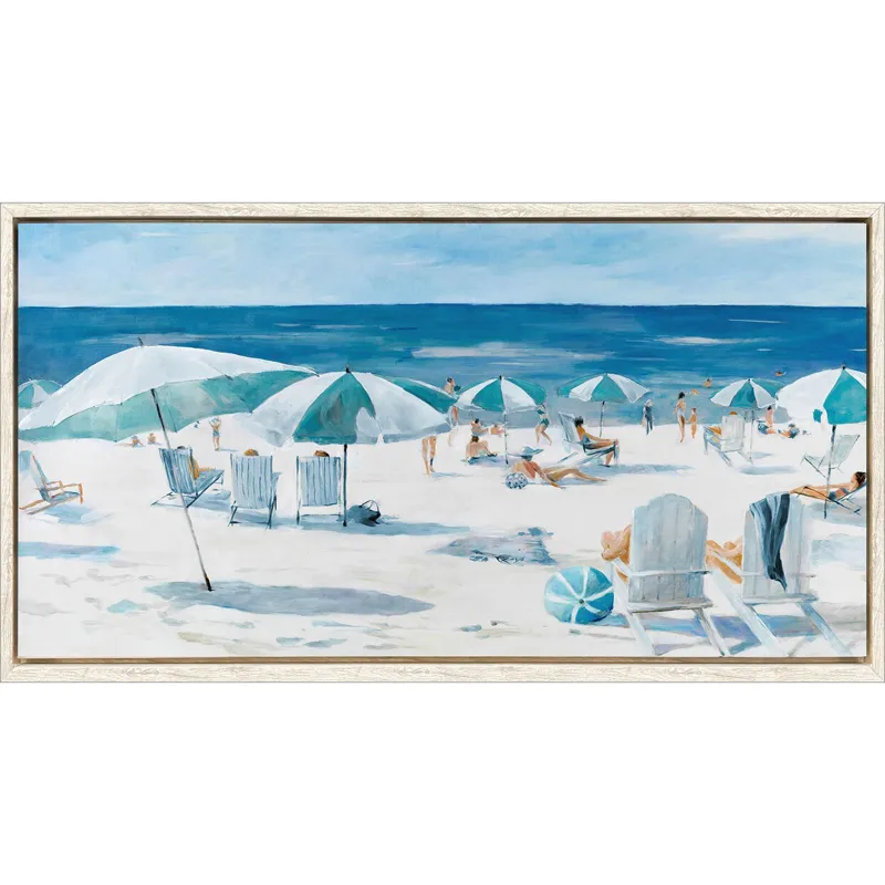 Umbrella Beach Canvas