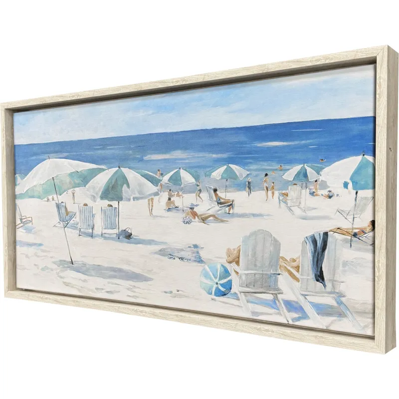 Umbrella Beach Canvas
