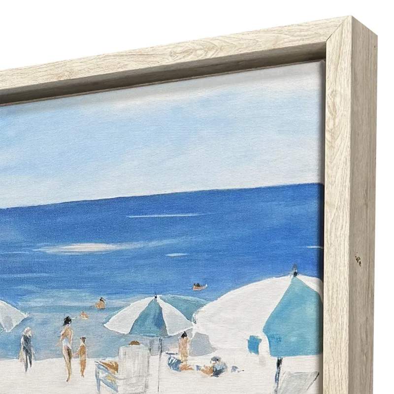 Umbrella Beach Canvas
