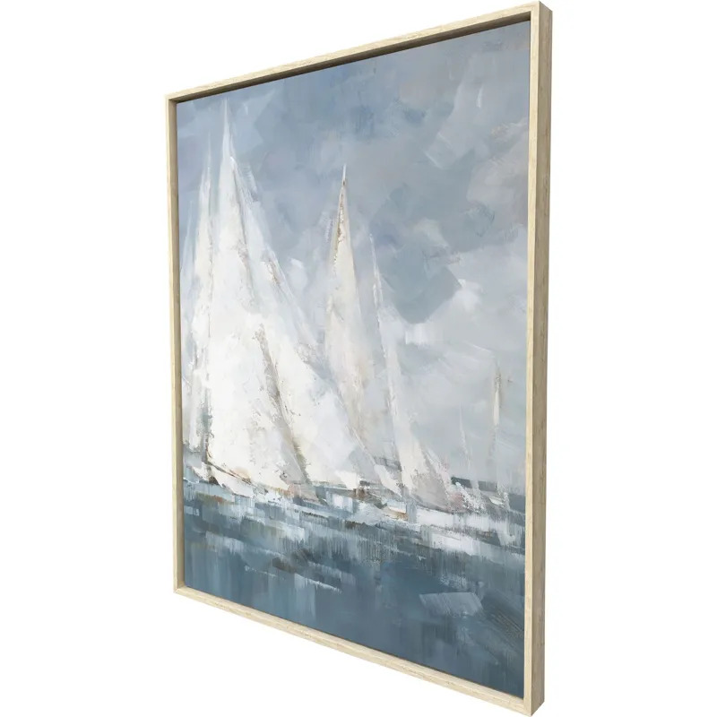 Racing in Wind II Canvas